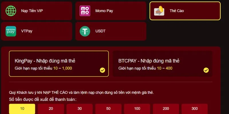 Bỏ túi cách nạp tiền Go99 theo nhiều hình thức khác nhau