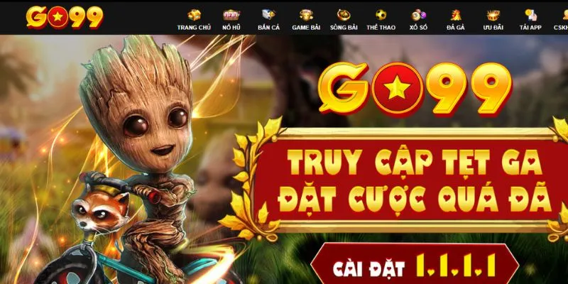 Nạp tiền khuyến mãi Go99 tặng 50% giá trị nạp